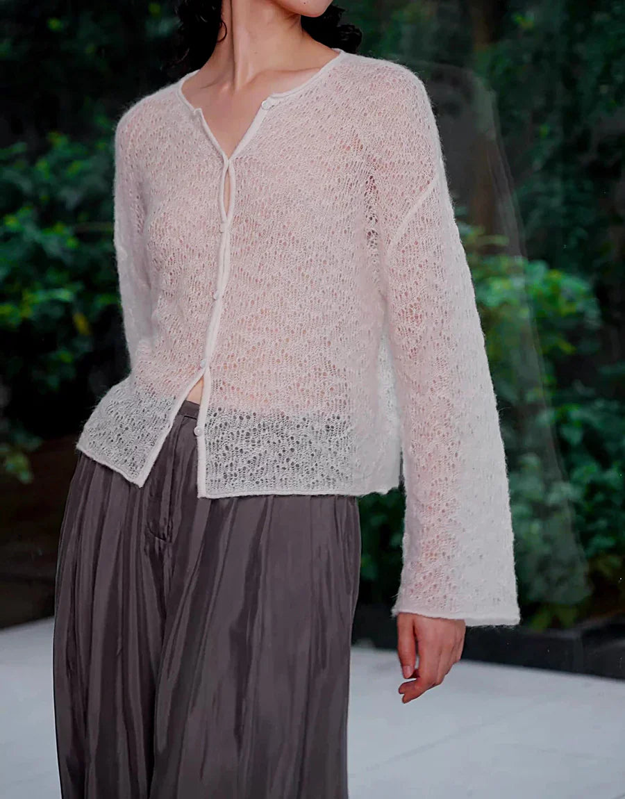 ZYNNI's Elegant Mohair Cardigans