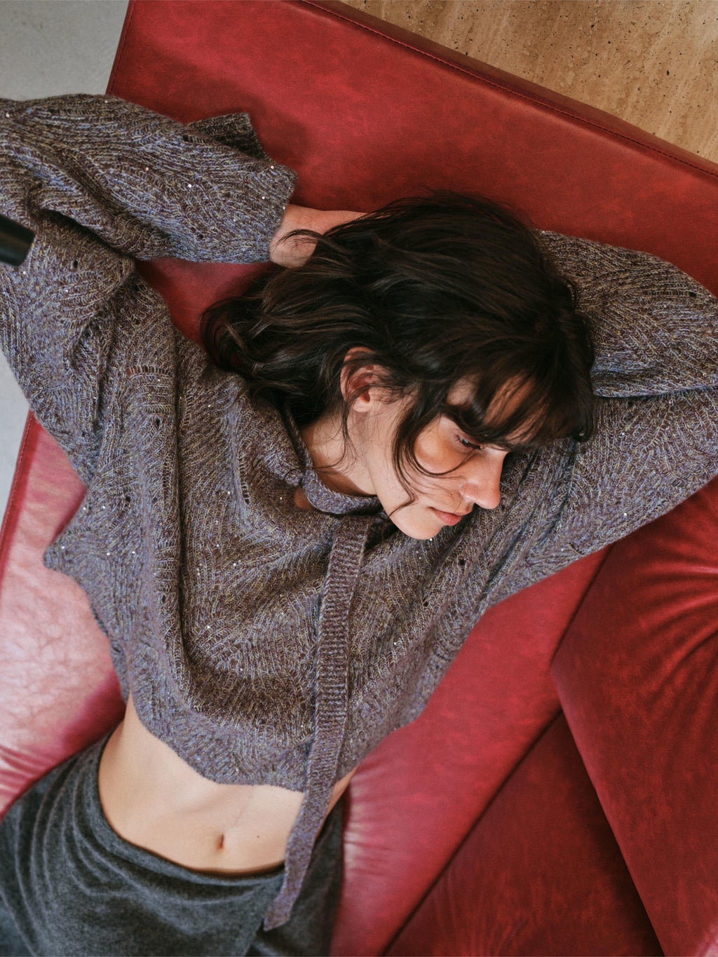 AMETHYST AURA SWEATER |HOLIDAY CAPSULE EDIT