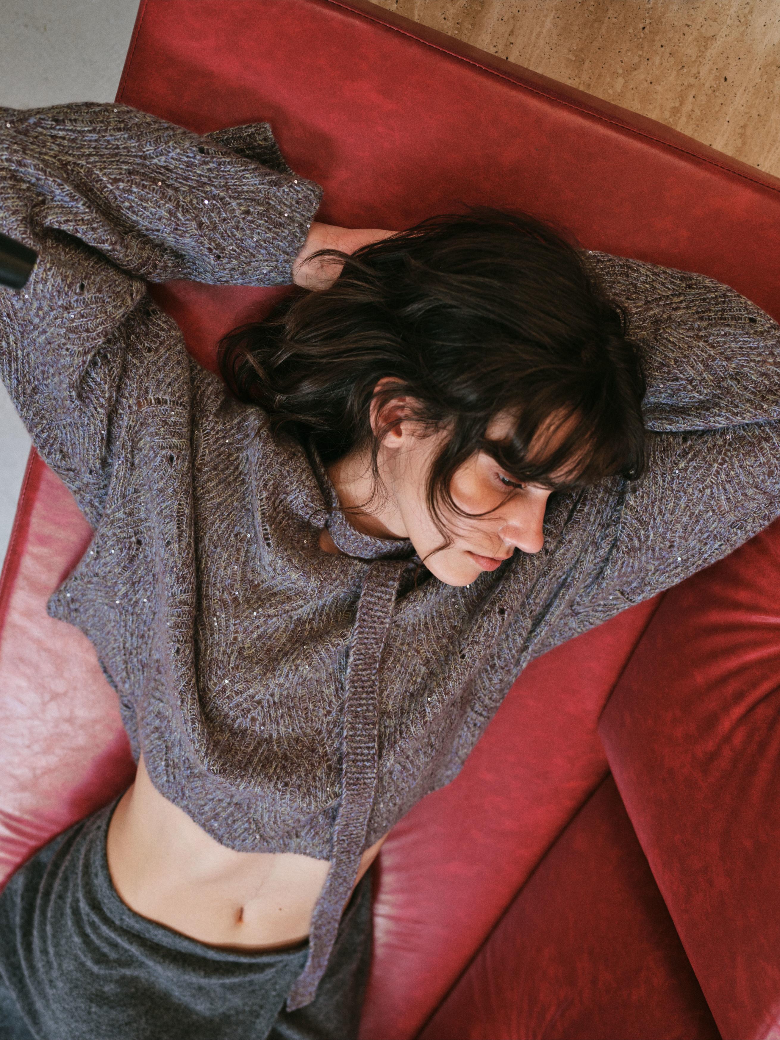 AMETHYST AURA SWEATER |HOLIDAY CAPSULE EDIT